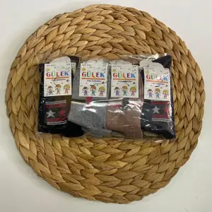 Gülek Erkek Çocuk Penye Soket Çorap 12li Paket (Yaş:3-4) (EC-99-15)