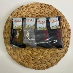 Gülek Erkek Çocuk Penye Soket Çorap 12li Paket (Yaş:5-6) (EC-99-16)