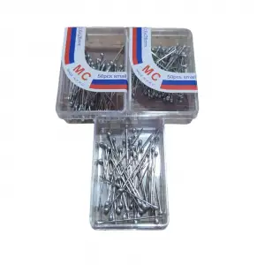 Gümüş Toplu Eşarp iğnesi 20 Adet (İG01-08)