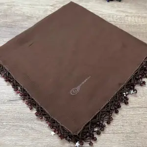 Günbatılı Yıldızlı Boncuklu El İşi Oyalı Yazma (ic85-03)