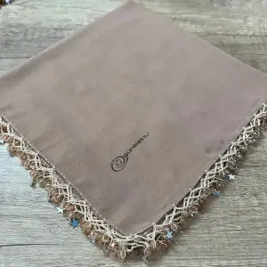 Günbatılı Yıldızlı Boncuklu El İşi Oyalı Yazma (ic85-04)