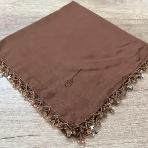 Günbatılı Yıldızlı Boncuklu El İşi Oyalı Yazma (ic85-06)