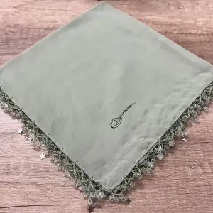 Günbatılı Yıldızlı Boncuklu El İşi Oyalı Yazma (ic85-08)