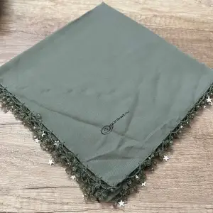 Günbatılı Yıldızlı Boncuklu El İşi Oyalı Yazma (ic85-20)