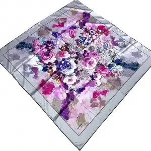 İpekten Dijital Twill Eşarp (TE9602)