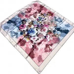 İpekten Dijital Twill Eşarp (TE9607)