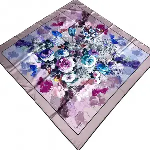 İpekten Dijital Twill Eşarp (TE9609)