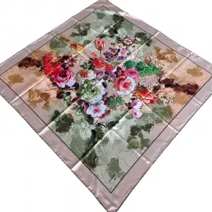 İpekten Dijital Twill Eşarp (TE9610)