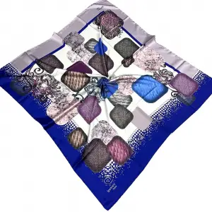 İpekten Dijital Twill Eşarp (TE9701)