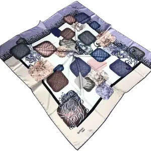 İpekten Dijital Twill Eşarp (TE9704)