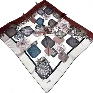 İpekten Dijital Twill Eşarp (TE9706)