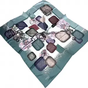 İpekten Dijital Twill Eşarp (TE9707)