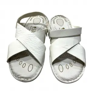 İsra Krem Deri Sandalet (sdt01)