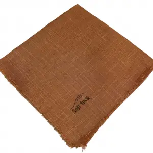 Kampanyalı Düz Flamlı Keten Eşarp Kiremit (Dzf98-18)