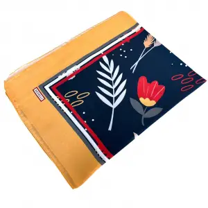 Kampanyalı Minelli Desenli Krep Şal (Ktn9810)