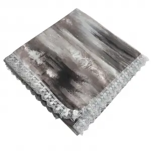 Kenarı Dantelli Desenli Sofra 140x140 cm 1 Adet(Sofra9527)