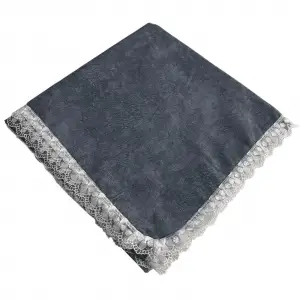 Kenarı Dantelli Desenli Sofra 140x140 cm 1 Adet(Sofra9530)