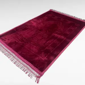 Peluş Seccade Bordo (plş04)