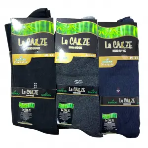 La Cazze Dikişsiz Erkek Bambu Soket Çorap 12li Paket (MC-97-46)
