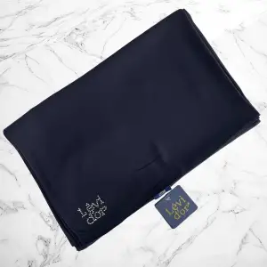 Levidor Medine İpeği Şal  Lacivert (MDN95-32)