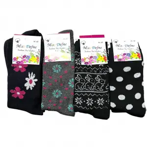 Missdefne Kadın Havlu Soket Çorap 12li Paket (BC-95-02)