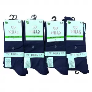 Nills Dikişsiz Erkek Bambu Soket Çorap 12li Paket (MC-97-39)