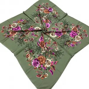 Nisa 100cm Polyester Oyalık Yazma (Ns-99-07)