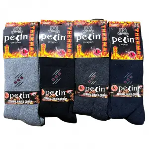 Pelin Erkek Termal Soket Çorap 12li Paket (MC-97-30)