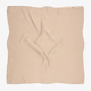 Picasso Düz Pırıltı Kehribar Eşarp Açık Bej (ry9922)