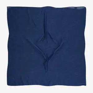 Picasso Düz Pırıltı Kehribar Eşarp Lacivert (ry9904)