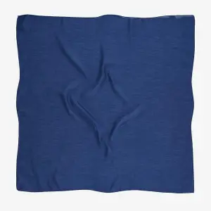 Picasso Düz Pırıltı Kehribar Eşarp Kot Mavi (ry9902)