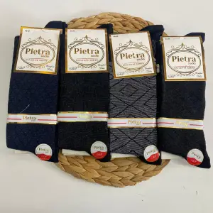 Pietra Erkek Jakarlı Penye Soket Çorap 12li Paket (MC-97-04)