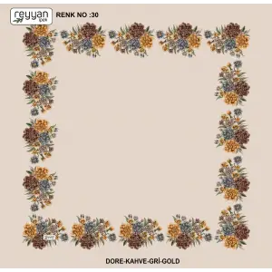 Reyyan 100 cm Ortası Boş Oyalık Yazma (ryyn-424-04)