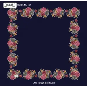 Reyyan 100 cm Ortası Boş Oyalık Yazma (ryyn-424-12)