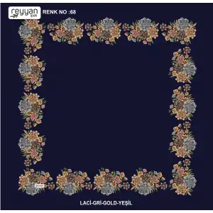 Reyyan 100 cm Ortası Boş Oyalık Yazma (ryyn-424-13)