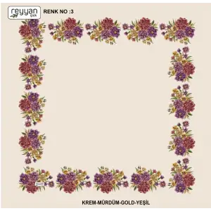 Reyyan 100 cm Ortası Boş Oyalık Yazma (ryyn-424-19)