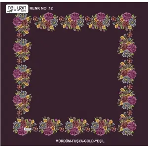 Reyyan 100 cm Ortası Boş Oyalık Yazma (ryyn-424-23)