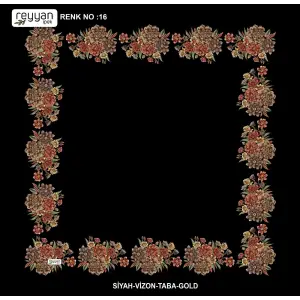 Reyyan 100 cm Ortası Boş Oyalık Yazma (ryyn-424-25)