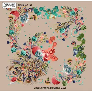 Reyyan 100 cm Oyalık Yazma (ryyn-425-10)