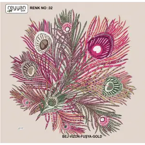 Reyyan Desenli Oyalık Yazma (ryyn-402-03)