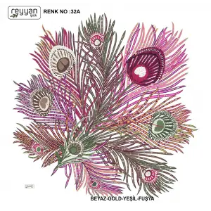 Reyyan Desenli Oyalık Yazma (ryyn-402-09)