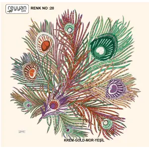 Reyyan Desenli Oyalık Yazma (ryyn-402-16)