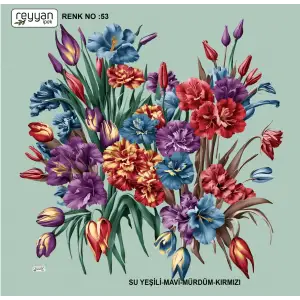 Reyyan Desenli Oyalık Yazma (ryyn-404-05)