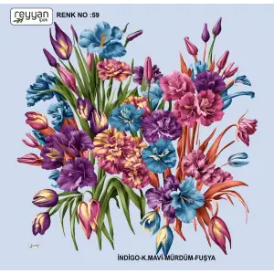 Reyyan Desenli Oyalık Yazma (ryyn-404-10)