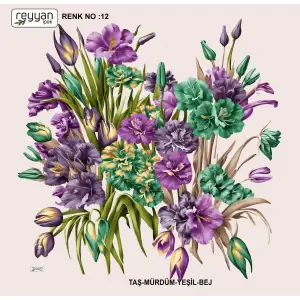 Reyyan Desenli Oyalık Yazma (ryyn-404-16)