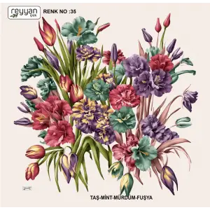 Reyyan Desenli Oyalık Yazma (ryyn-404-19)