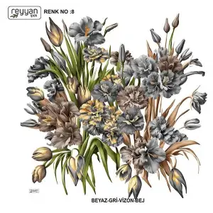 Reyyan Desenli Oyalık Yazma (ryyn-404-31)