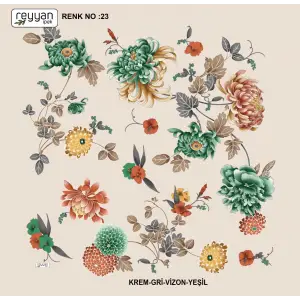 Reyyan Desenli Oyalık Yazma (ryyn-405-03)