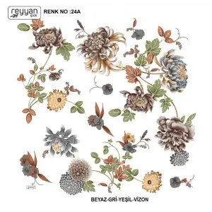 Reyyan Desenli Oyalık Yazma (ryyn-405-06)