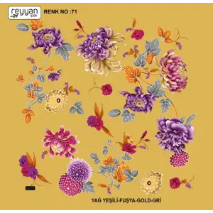 Reyyan Desenli Oyalık Yazma (ryyn-405-18)